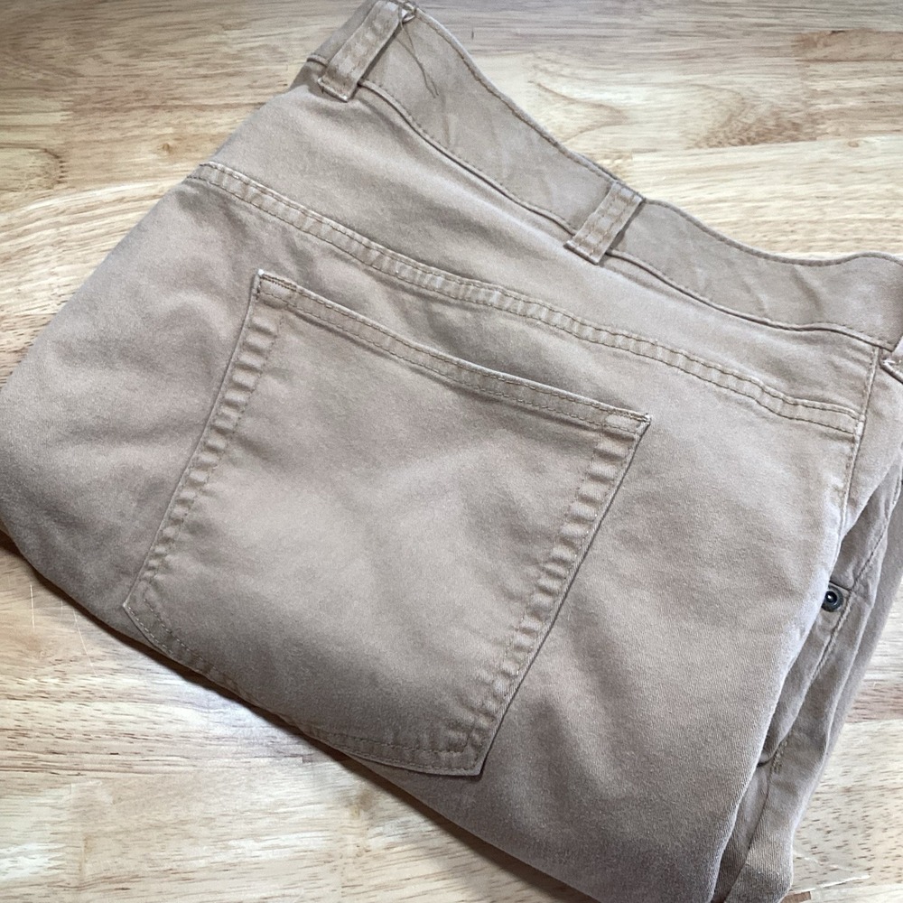 Men's Harbor Bay HB Continuous Comfort 5-pocket Big & Tall Pants Tan 52x28